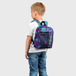 Детский рюкзак Неоновый призрак самурая, цвет: 3D-принт — фото 2