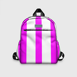 Детский рюкзак Color white pink lines