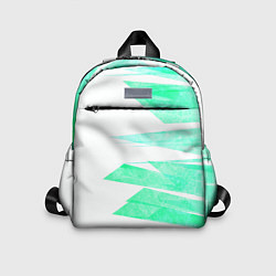 Детский рюкзак Color white light blue strip, цвет: 3D-принт