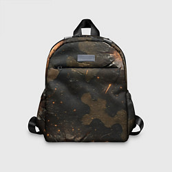 Детский рюкзак Камуфляж со следами от пуль, цвет: 3D-принт