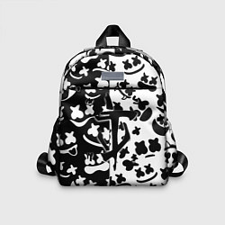 Детский рюкзак Doom x Marshmello pattern, цвет: 3D-принт