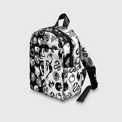 Детский рюкзак Doom anime black pattern, цвет: 3D-принт — фото 2