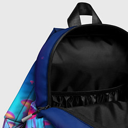 Детский рюкзак Сынишка Бендера в сказочном лесу светящихся грибов, цвет: 3D-принт — фото 2