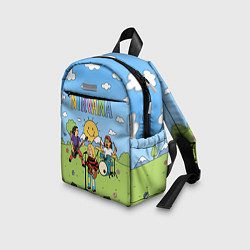 Детский рюкзак Nirvana мультяшный стиль на поляне, цвет: 3D-принт — фото 2