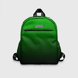 Детский рюкзак Green gradient, цвет: 3D-принт