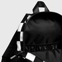 Детский рюкзак Inter клетка краски, цвет: 3D-принт — фото 2