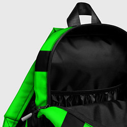 Детский рюкзак Color black green, цвет: 3D-принт — фото 2