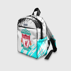 Детский рюкзак Ливерпуль штрихи красок, цвет: 3D-принт — фото 2