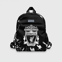 Детский рюкзак Ливерпуль белые птицы, цвет: 3D-принт