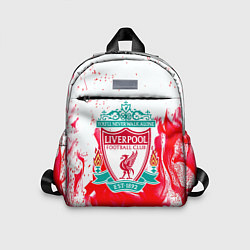 Детский рюкзак Liverpool розовый огонь, цвет: 3D-принт