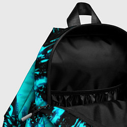 Детский рюкзак Лестер сити голубые краски, цвет: 3D-принт — фото 2