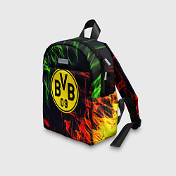 Детский рюкзак Borussia flame toxic, цвет: 3D-принт — фото 2