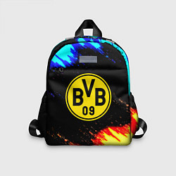 Детский рюкзак Borussia огненные и холодные краски, цвет: 3D-принт