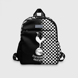 Детский рюкзак Тоттенхэм клетка шахматная, цвет: 3D-принт