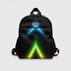 Детский рюкзак Neon multicolored lines, цвет: 3D-принт