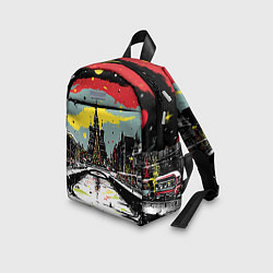 Детский рюкзак Праздничная новогодняя Москва, цвет: 3D-принт — фото 2