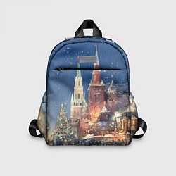 Детский рюкзак Новый год - Москва, цвет: 3D-принт