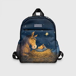 Детский рюкзак Лошадка спит с жеребенком, цвет: 3D-принт