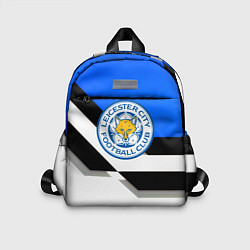 Детский рюкзак Лестер сити геометрия полосы, цвет: 3D-принт