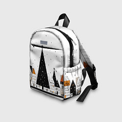 Детский рюкзак Новый год - минимализм, цвет: 3D-принт — фото 2