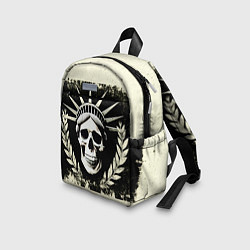 Детский рюкзак Череп статуя свободы, цвет: 3D-принт — фото 2