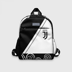 Детский рюкзак Ювентус геометрия полосы текстура, цвет: 3D-принт