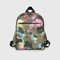 Детский рюкзак Камуфляж: микс цветов, цвет: 3D-принт