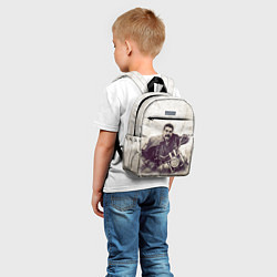 Детский рюкзак Сталин байкер, цвет: 3D-принт — фото 2