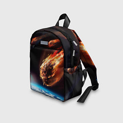 Детский рюкзак Метеориты, цвет: 3D-принт — фото 2