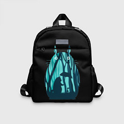 Детский рюкзак Тоторо в лесу, цвет: 3D-принт
