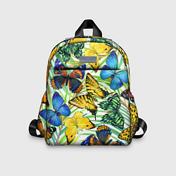 Детский рюкзак Тропические бабочки, цвет: 3D-принт