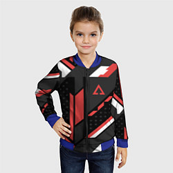 Бомбер детский CS:GO Cyrex Pattern, цвет: 3D-синий — фото 2