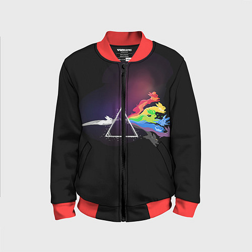 Детский бомбер Покемоны / 3D-Красный – фото 1