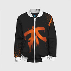 Детский бомбер Fnatic: Black collection