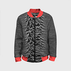 Бомбер детский Joy Division: Unknown Pleasures, цвет: 3D-красный