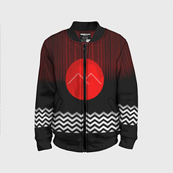Бомбер детский Twin Peaks Sun, цвет: 3D-черный