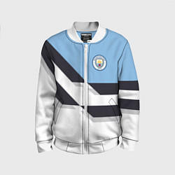 Бомбер детский Manchester City FC: White style, цвет: 3D-белый