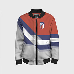 Бомбер детский Atletico FC: Grey style, цвет: 3D-черный