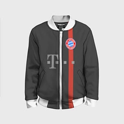 Бомбер детский Bayern FC: Black 2018, цвет: 3D-белый