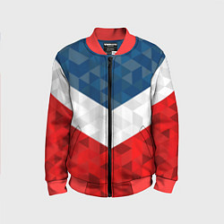 Бомбер детский Форма России, цвет: 3D-красный