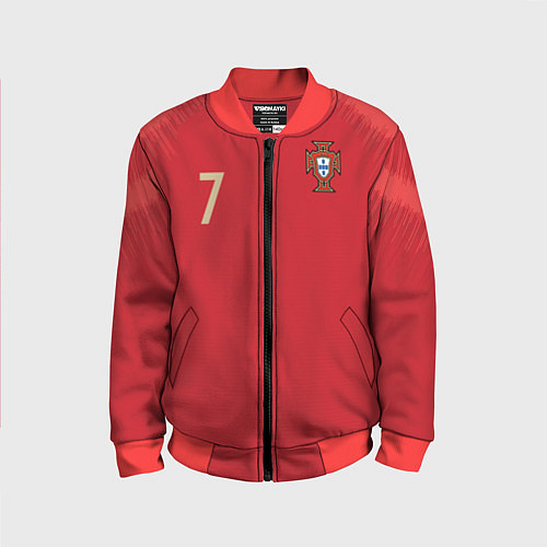 Детский бомбер Роналду ЧМ-2018 / 3D-Красный – фото 1