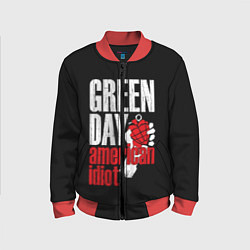 Бомбер детский Green Day: American Idiot, цвет: 3D-красный