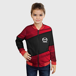 Бомбер детский Mazda: Red Sport, цвет: 3D-красный — фото 2
