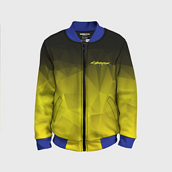 Детский бомбер Cyberpunk 2077: Yellow Poly