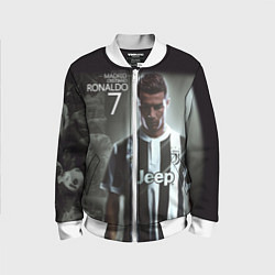 Бомбер детский RONALDO 7, цвет: 3D-белый