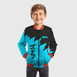 Бомбер детский GODZILLA, цвет: 3D-красный — фото 2