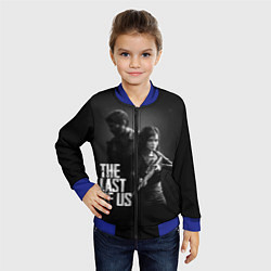 Бомбер детский The Last of Us: Black Style, цвет: 3D-синий — фото 2