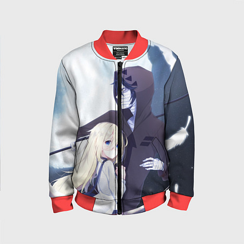 Детский бомбер Ангел кровопролития / 3D-Красный – фото 1