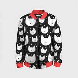 Детский бомбер Love Cats Pattern