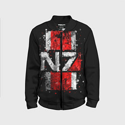 Бомбер детский Mass Effect N7, цвет: 3D-черный